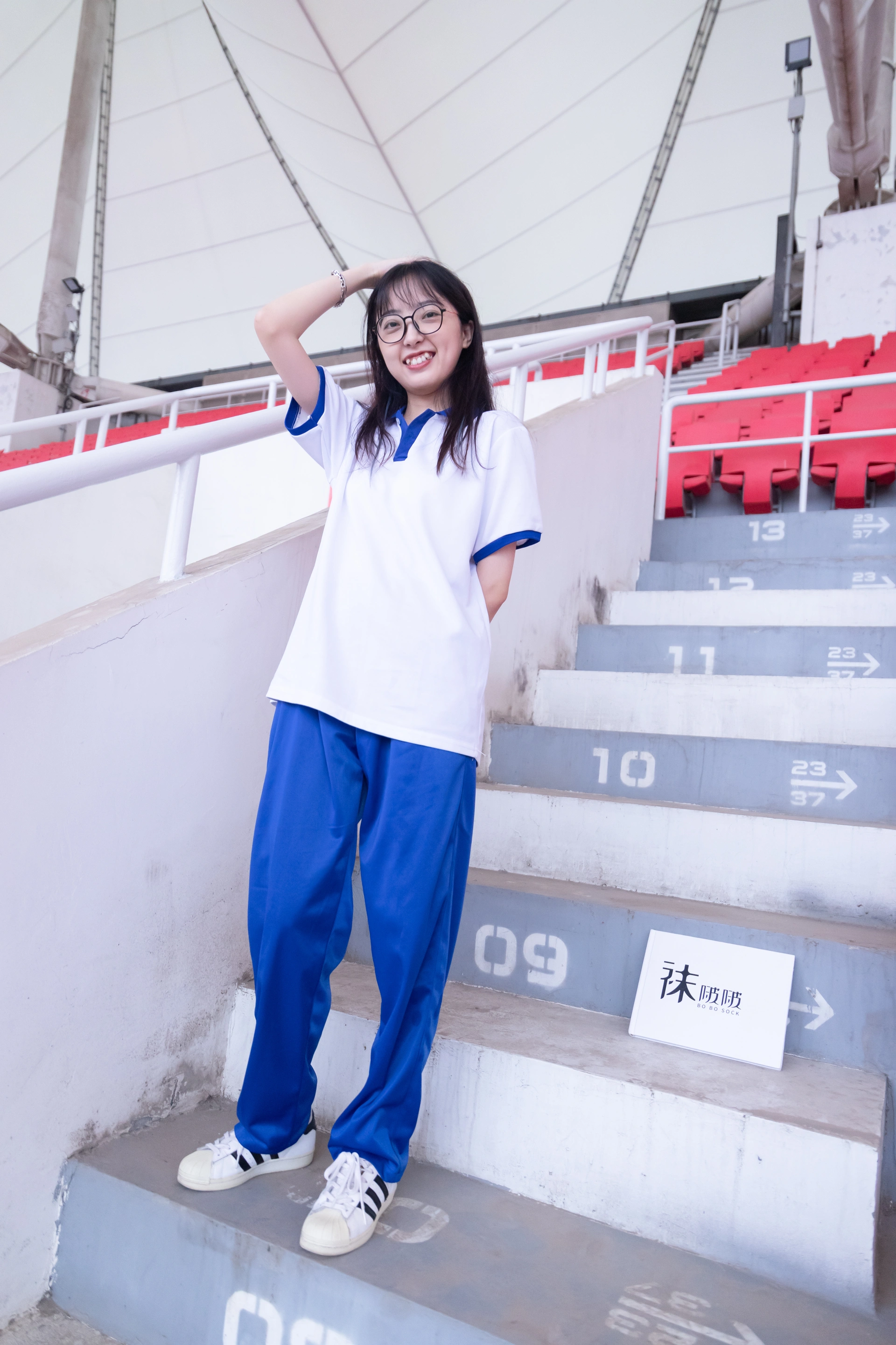 [BoBoSocks袜啵啵]NO.002 稚予-校服、贝壳头、白棉袜、裸足 2